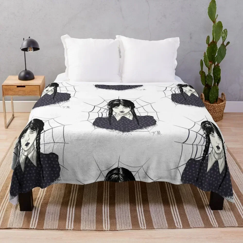 

Wednesday Throw Blanket Soft Big Fashion Sofas Blankets