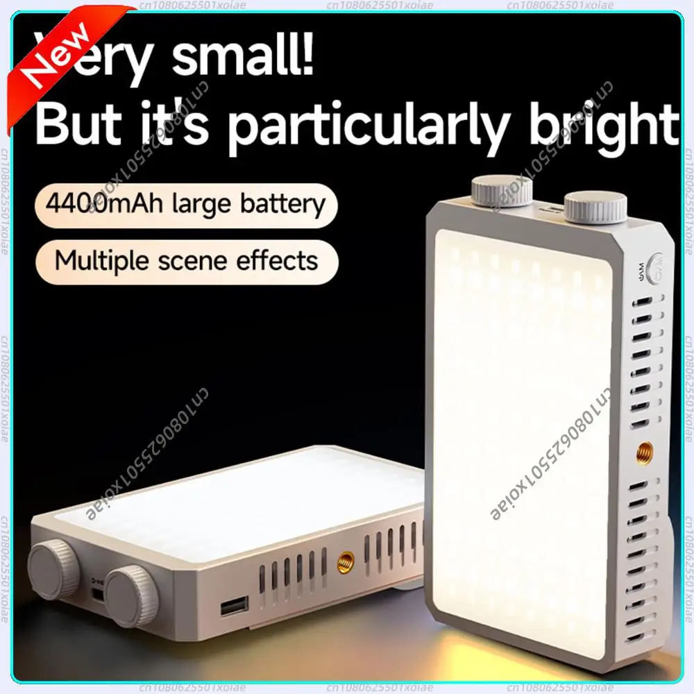 

40W LED Camera Light 2800K-9000K Handheld Fill Light 4400mAh Rechargeable Portable Light Panel for Photography