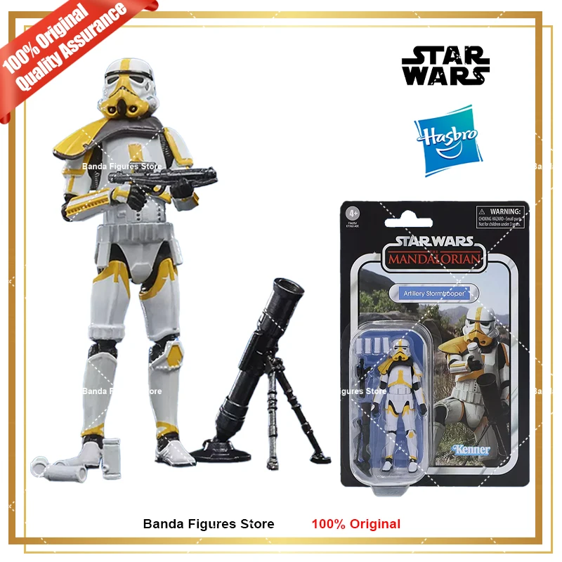 Hasbro Original Star Wars la colección Vintage artillería Stormtrooper el mandaloriano en Stock figuras de colección de acción de Anime