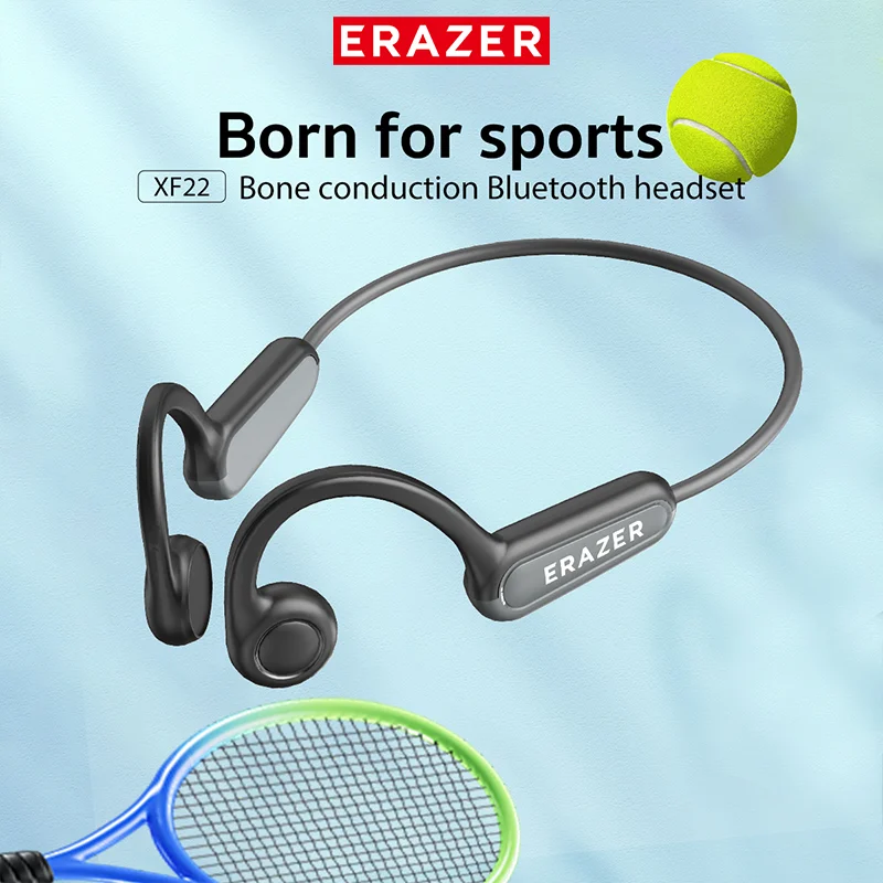 ERAZER XF22 OWS Bluetooth 5.4  Headphones With Mic Waterproof Earphones Touch Control Sport Headset Ultra-long Life Battery