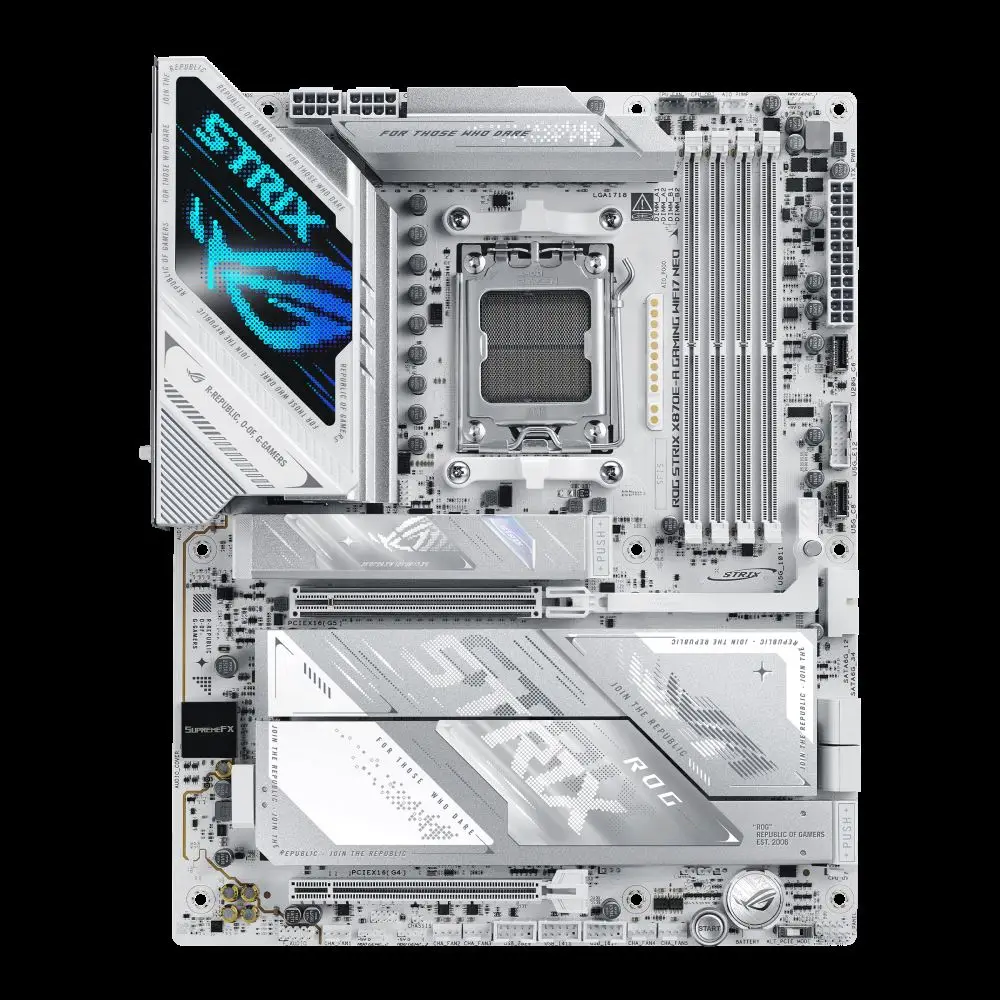 

Новая материнская плата ROG STRIX X870E-A GAMING WIFI7 NEO AM5 для серий R 9000, 8000 и 7000, 256 ГБ DDR5, ATX, для настольных ПК (модель 2026 года)