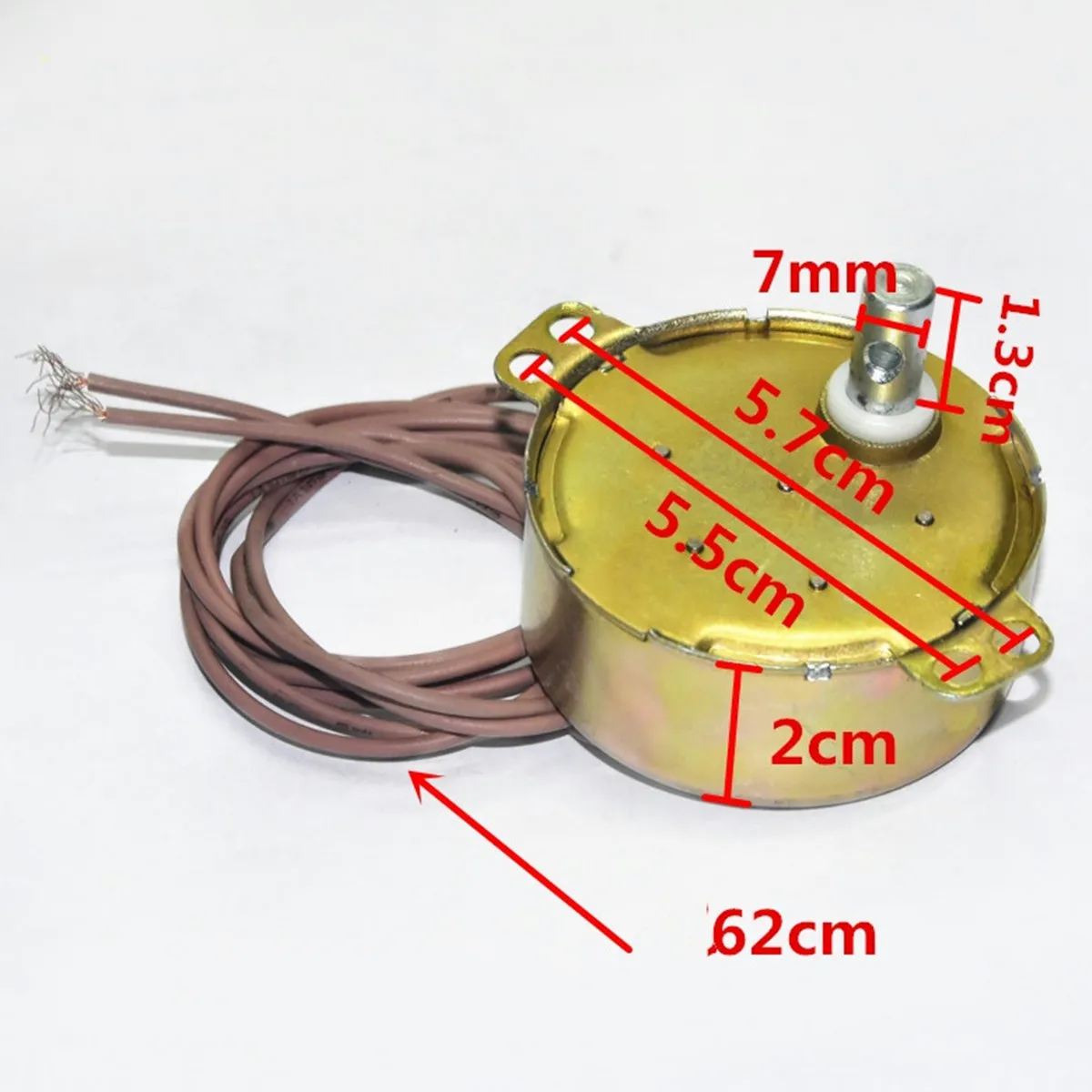 TDY50 Round Synchronous Motor 2.5r/min 5/6RPM Speed AC 220-240V for Electric Heaters
