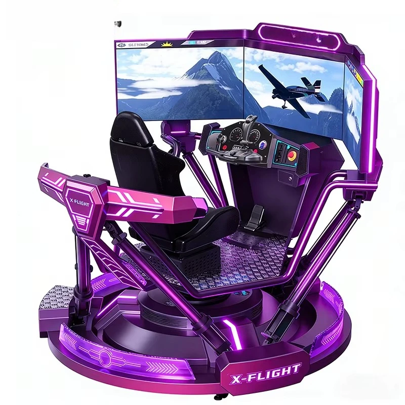 VR Flying Simulator Aircraft Teaching and Training 12D 7D 9D Science Popularization Exercise Equipment Study Simulation Cockpit view 5