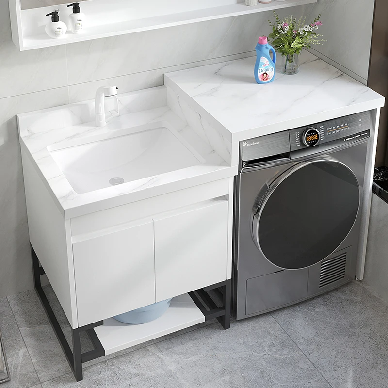 

Slate washing machine integrated cabinet combination balcony significant other bathroom washbasin bathroom sink washbasin waterp