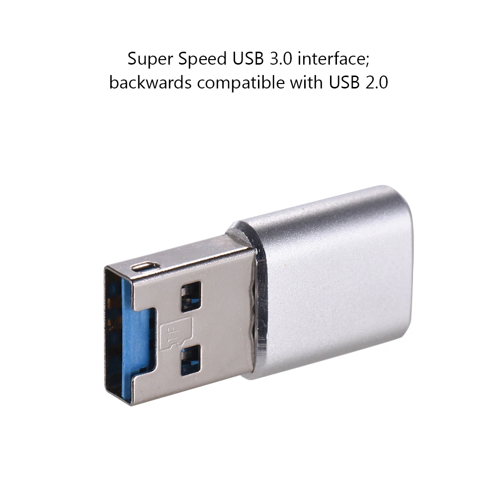 

USB3.0 Card Reader MINI Портативный MICRO SDXC USB3.0 SD Card Reader Корпус из алюминиевого сплава для планшетного ПК Компьютер Ноутбук Настольный компьютер