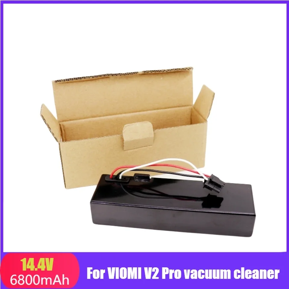 

14.8V 6800mAh Vacuum Cleaner For VIOMI V2 Pro VRVCLMB21B MVVC01-JG Sweeping Mopping Robot Original Rechargeable battery