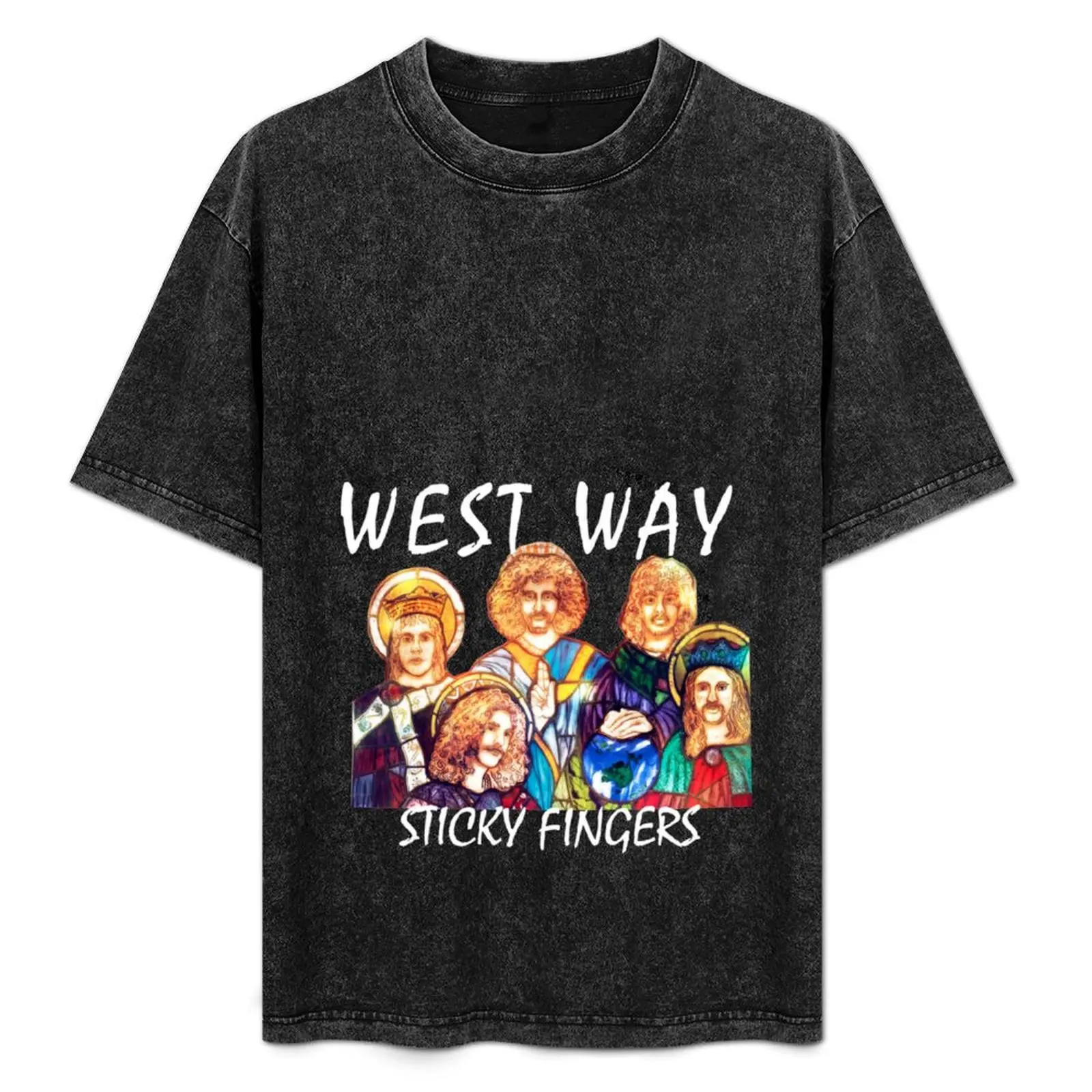 Sticky Fingers - West Way (Large Art) T-Shirt Breathable Gym Short Sleeve T-Shirt