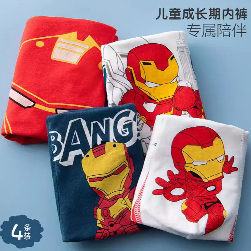 New Marvel Children Underpantsteen Girl Miniso Panties Briefs Underwear Boy Boxer Panties Girl Shorts Briefs Christmas Day