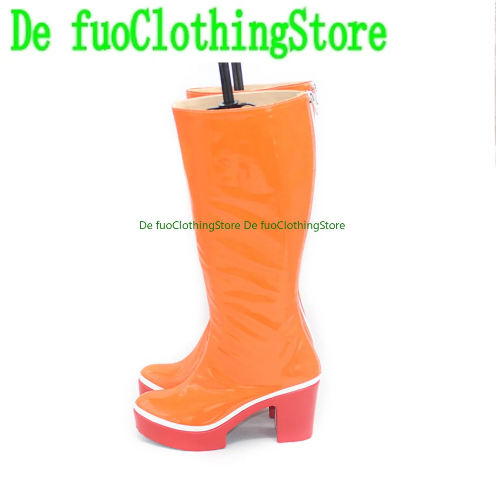 Space Channel 5-Ulalas Cosmic Attack Figma Cosplay Schoenen Laarzen GameAnime Game rollenspel Halloween Party Props Schoenen Laarzen
