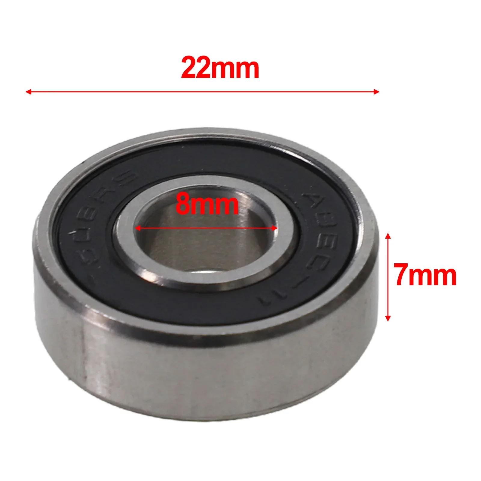 8Pcs ABEC-11     Roller Skate Wheel Bearings High Temperature Bearing Steel   High Speed Skateboard Scooter Bearing