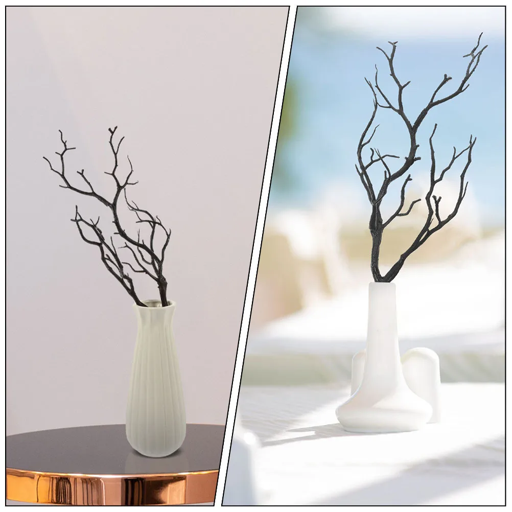 

6 Pcs Simulated Plant Antler Jewelry Long-lasting Artificial Branches Fake Decoration Faux Dry Dried Tree Plastic