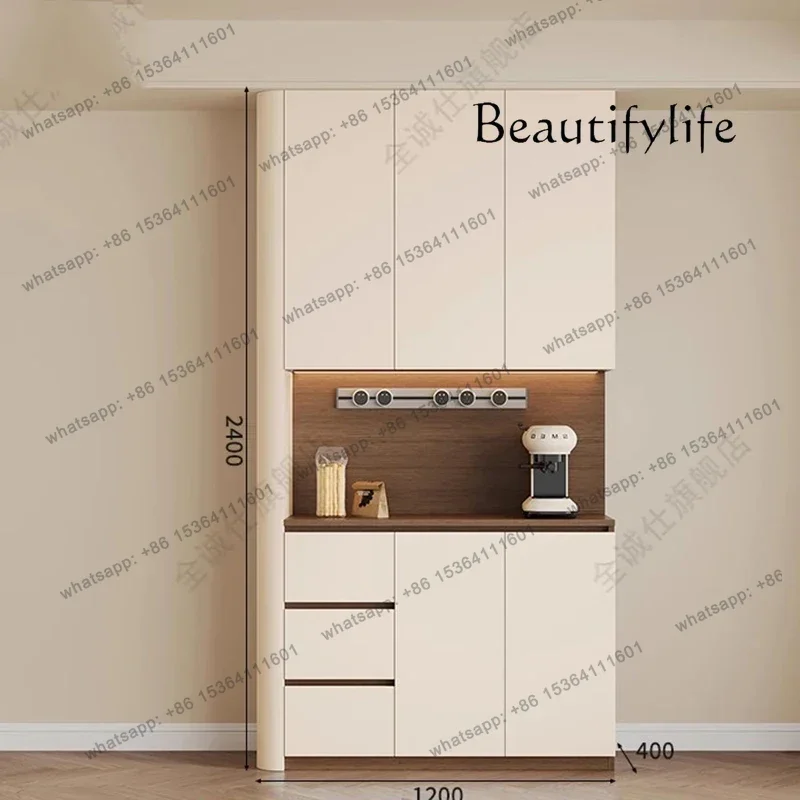 

Multifunctional Wood Wine Cabinet Partitions Designer Nordic Bar Cabinet Tequila Vino Decoration Placards