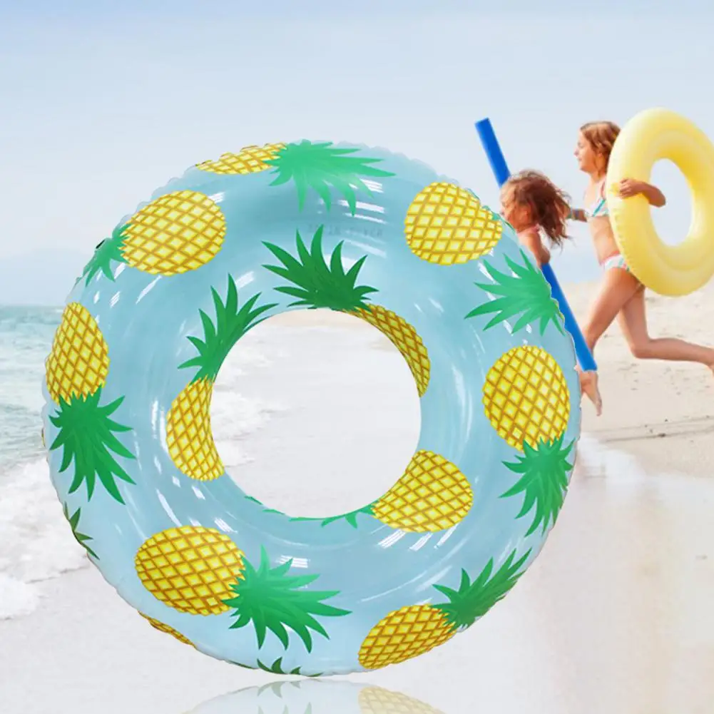 Large Pineapple Inflatable Pool Float Portable Swimming Ring for Adults Inflatable Swim Tubes for Outdoor Summer Beach Party