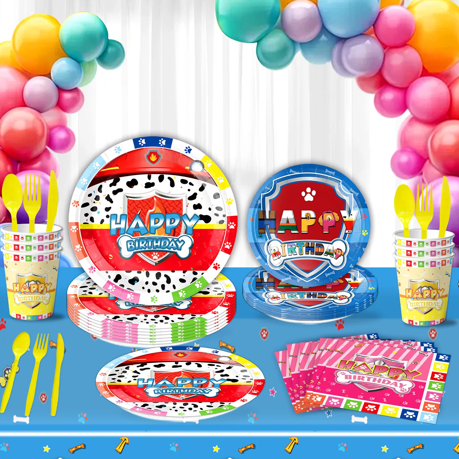 New Paw Patrol Tablecloth Birthday Table Decoration For Kids Birthday Party Decorations Baby Shower Supplies Boys Gift Toys
