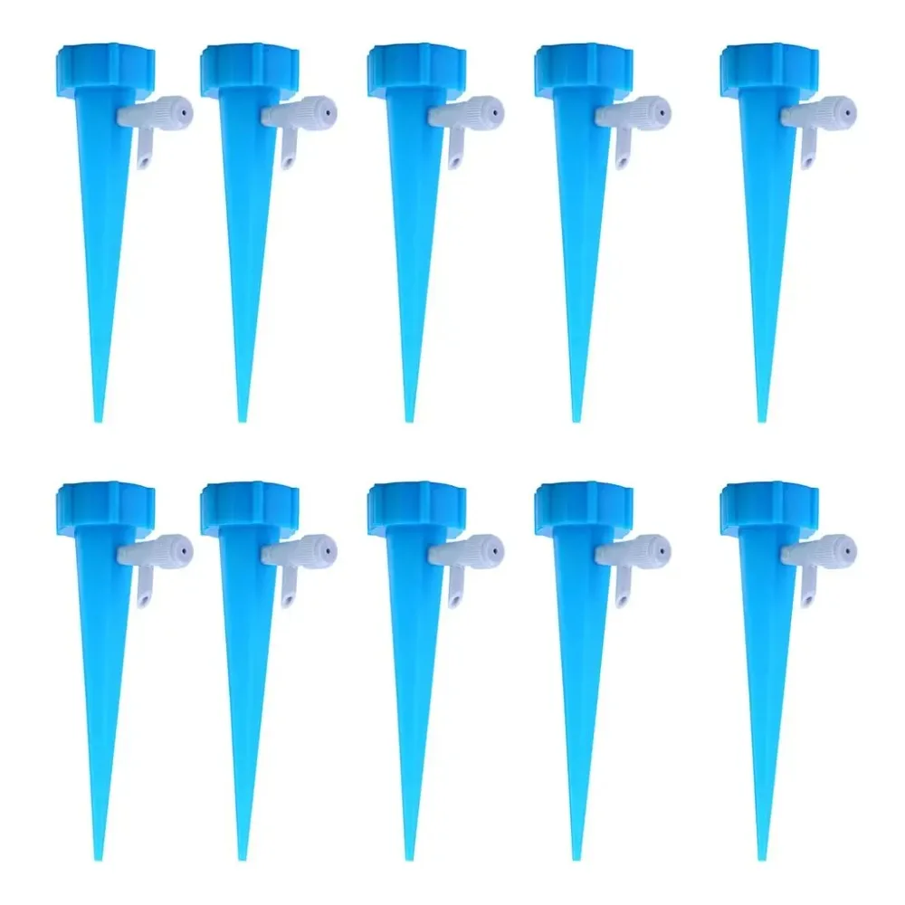 Lot de 12 dispositifs d'arrosage automatique pour plantes, serres et jardins, système d'irrigation goutte à goutte automatique, auto-arrosage réglable
