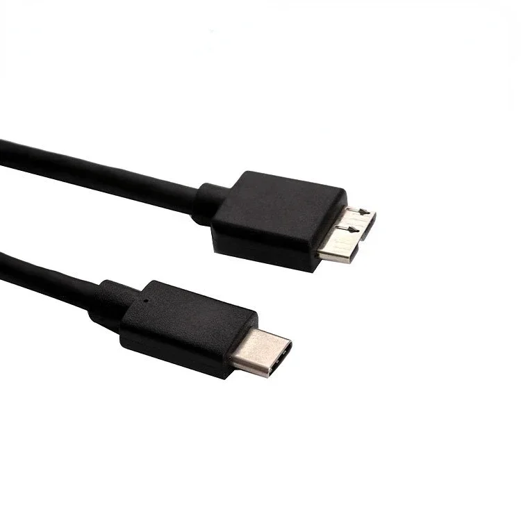 Cabo usb tipo c 3.1 para micro b 3.0 para samsung note 3 s5 cabo de disco rígido de 2.5 polegadas tablet micro b cabo acessórios para pc