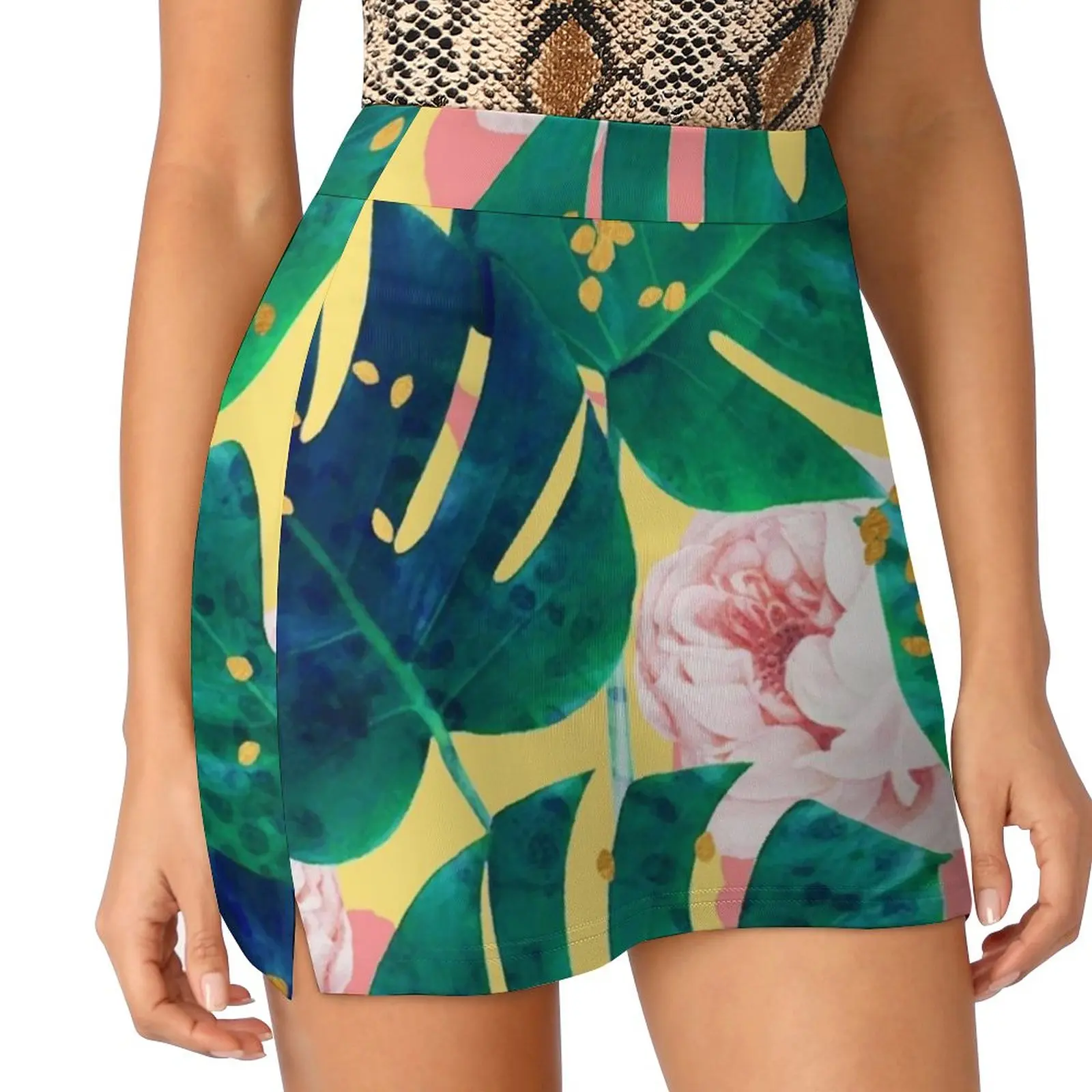 Be Here Now #Redbubble #Decor #Buyart Women's skirt Mini Skirts A Line Skirt With Hide Pocket Graphic Design Watercolor Other