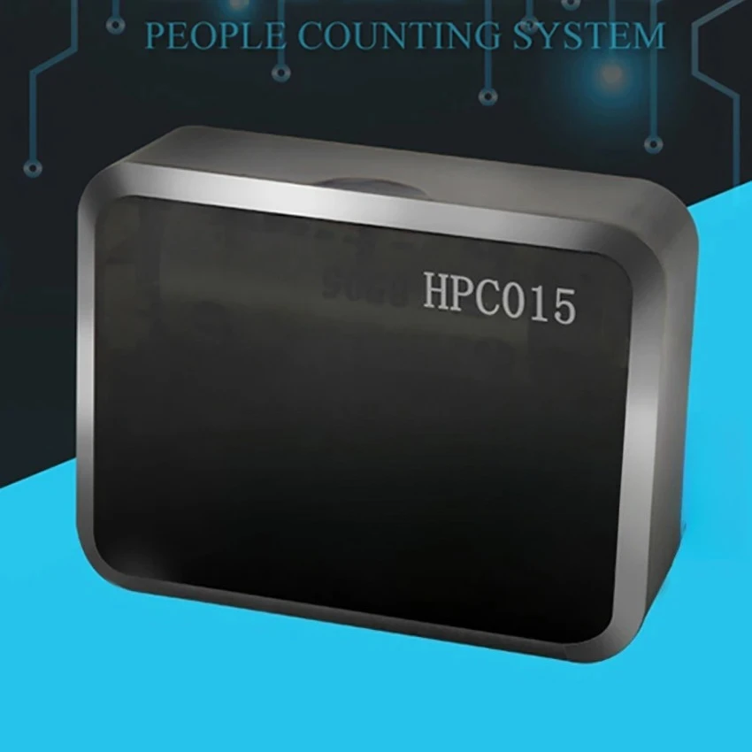IR Infrared Beam People Flow Counting System 1~10m Wide Detection Range Person Counting System LCD Display Passenger Counter