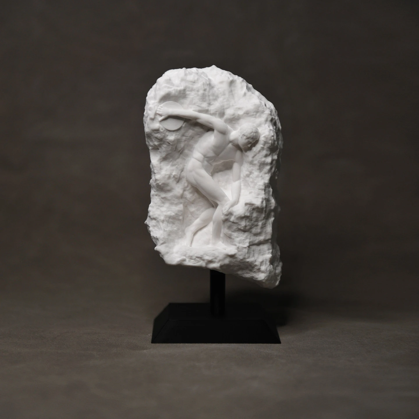 Greek Discobolus Statue Plaste – Home Office Library Bewertung und Preis