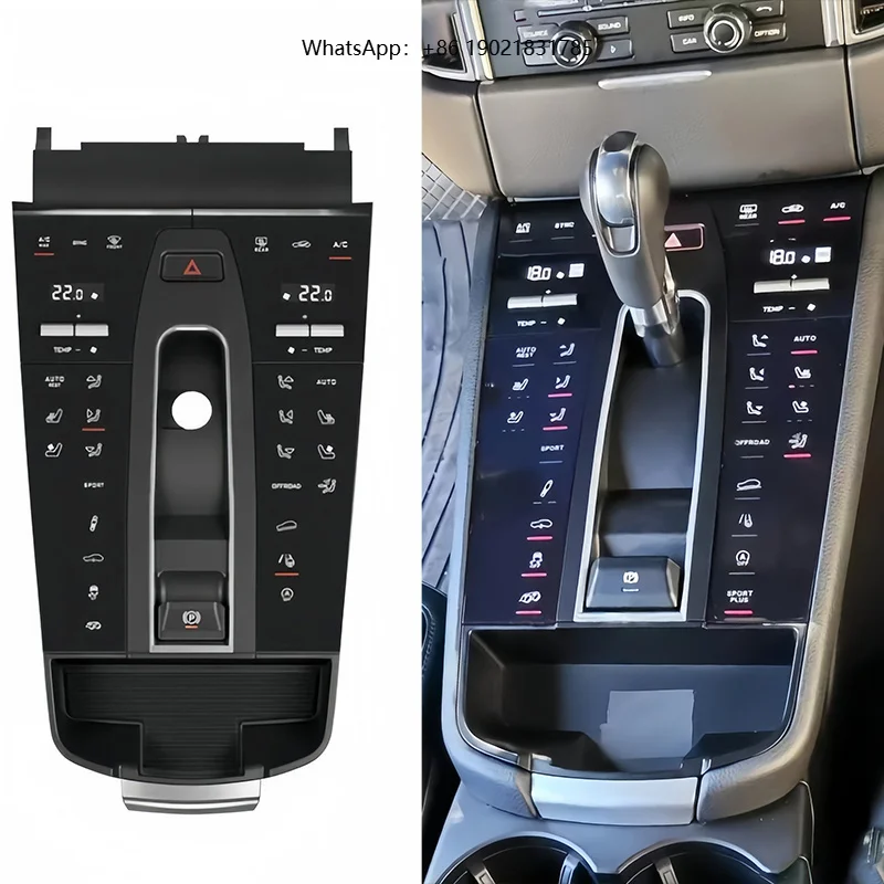 Android Auto Radio Multimedia Player Navigation Head Unit Central Control Panel Upgrade Kit for Macan 2014-2021