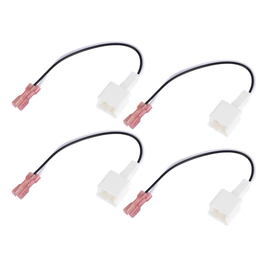 4Pcs Door Speaker Wire Harness Adaptor 72-7401 Fit for Nissan Murano Frontier Juke Altima Maxima Pathfinder Quest Xterra Titan