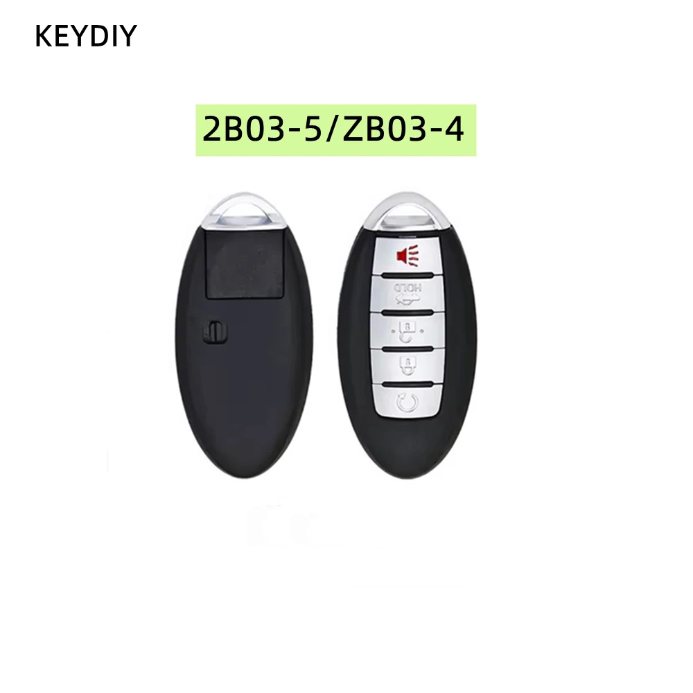 KEYDIY ZB03-4 ZB04-5 KD Smart Key ZB Series Car Key Remote ZB03-4 ZB03-5 ZB03 for KD-X2 MAX Fit More than 2000 Models for Nissan