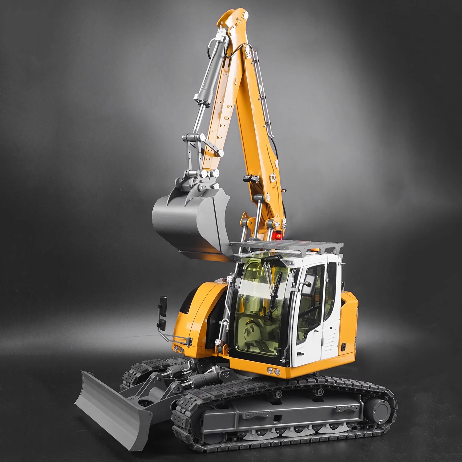 914 Excavator 1/14 RC Hydraulic Small Short Tail Excavator Metal Model RTR Radio Control Excavator Boy Remote Control Car Toy