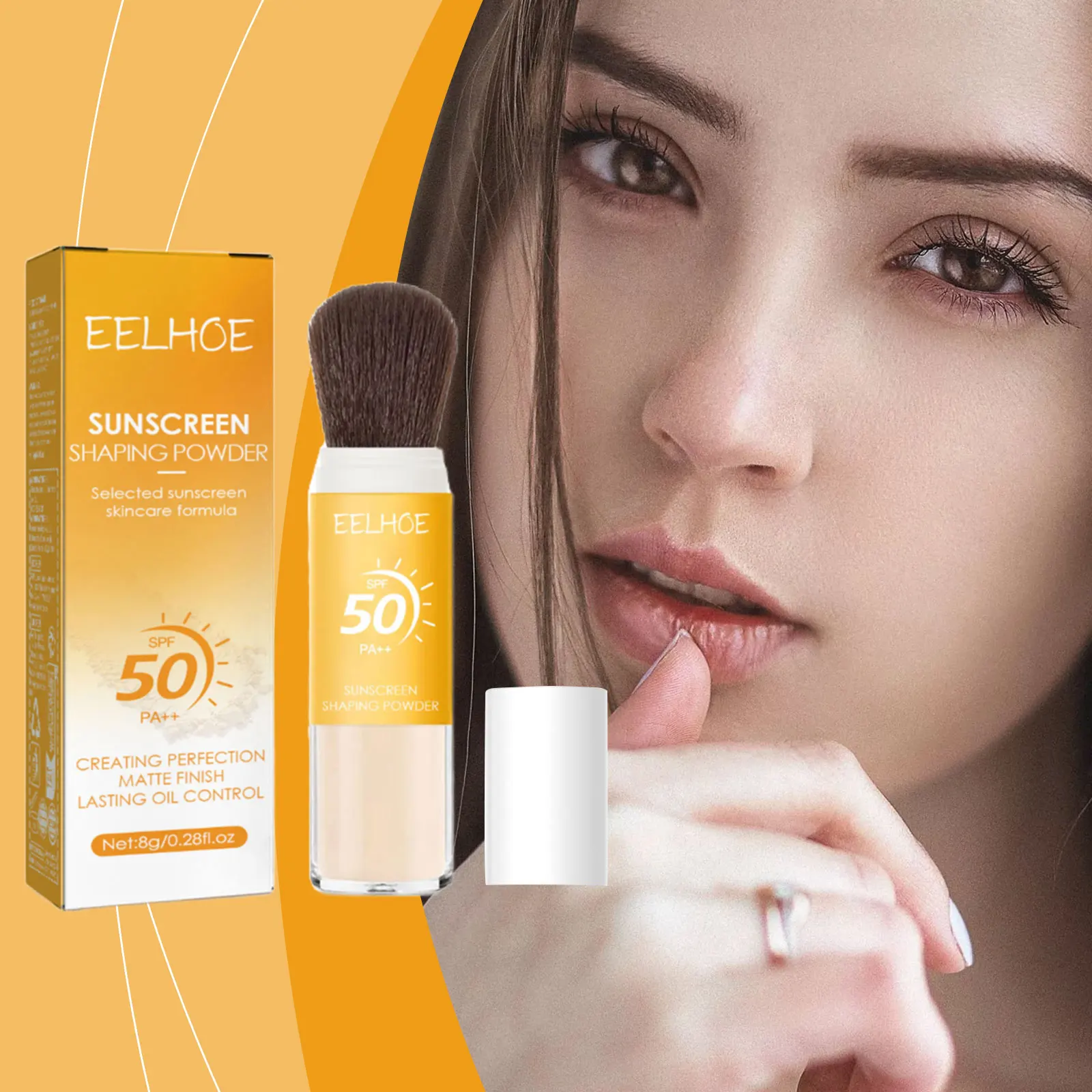 eelhoe-loose-powder-facial-sunscreen-spf-50-anti-uv-protection-oil-control-waterproof-matte-sunblock-finishing-powder-makeup-8g