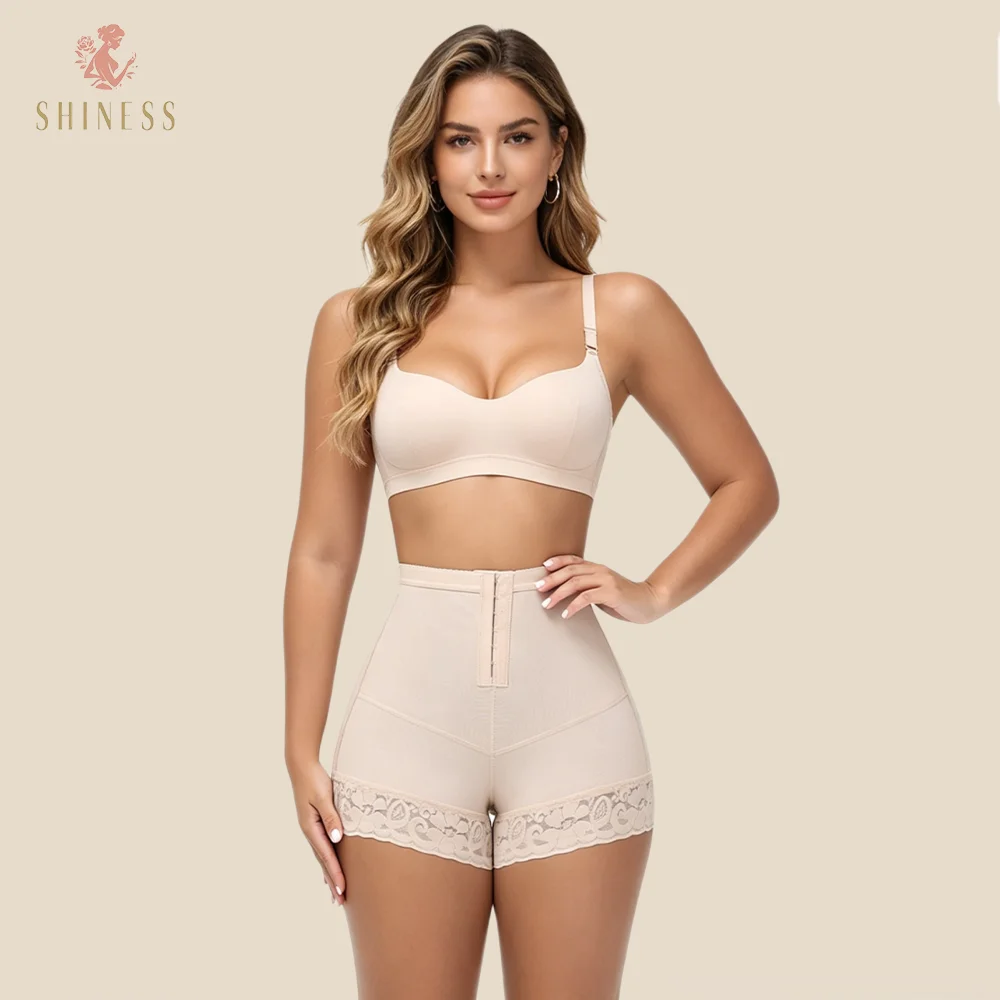 

Women's Hip Enhancer Shorts Tummy Control Butt Lifter High Waist Booty Lifting Panties Slimming Sheath Ladies Body Shaper