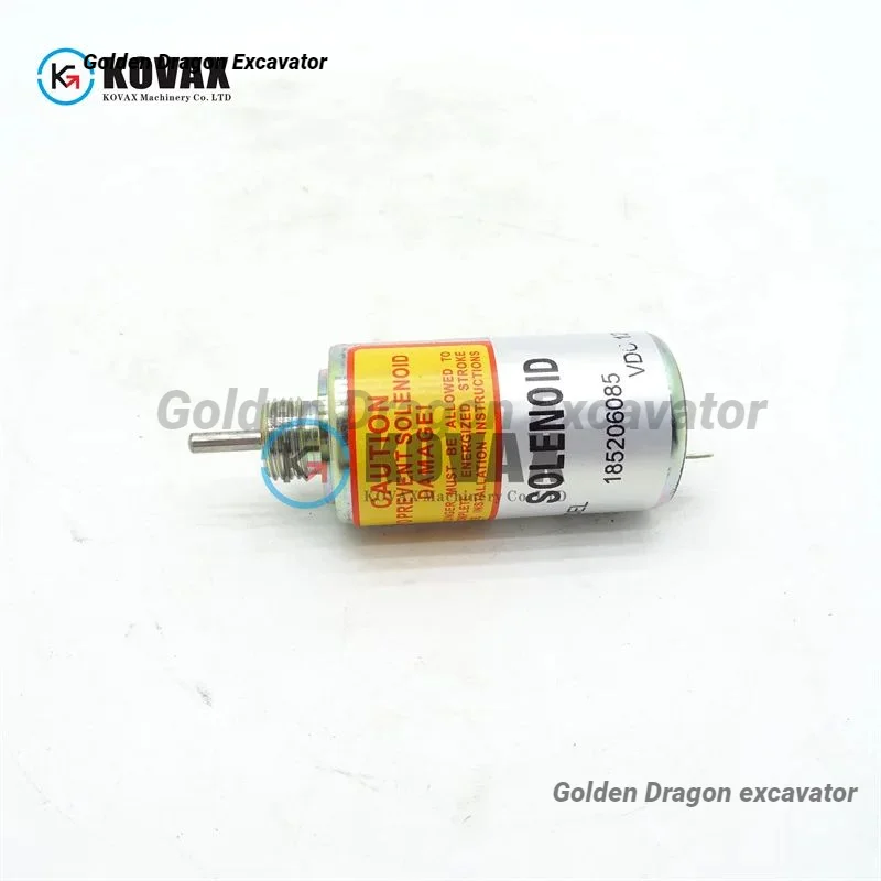 For 185206085 Fuel Cut-off Solenoid Valve Compatible With 100 Series Engines Excavator