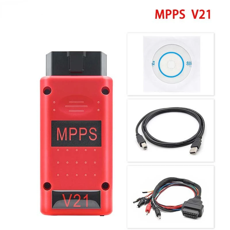 

NEW MPPS V21 Unlock Version Life Time Use Full Chip with Breakout Tricore Cable OBD2 ECU Chip Tuning Scanner Tool Free Delivery