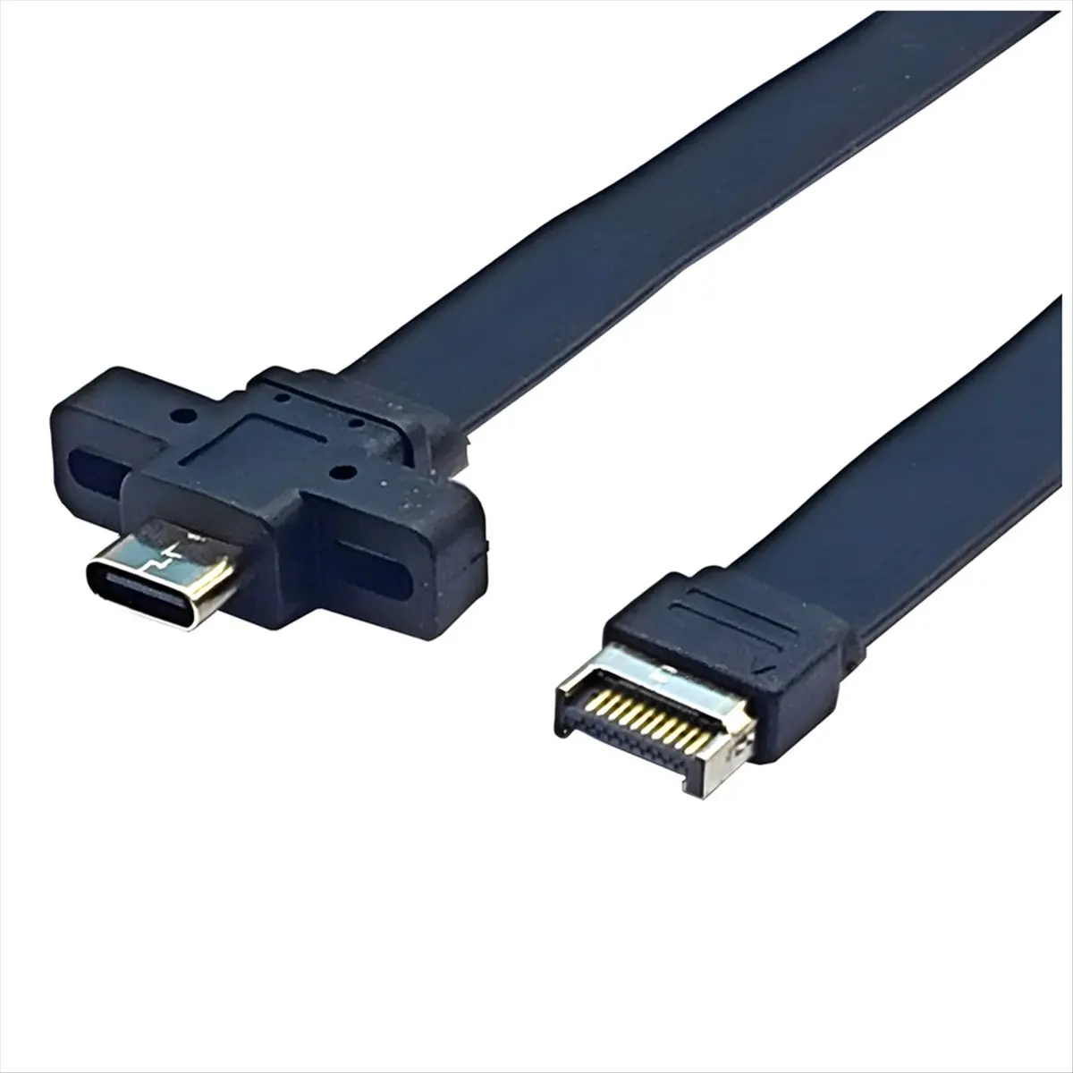 Super Sale USB3.2 Gen2x2 Board Line Type-E Terminal Type-C Front C Mother 10G/20Gbps Flat Wire 50cm