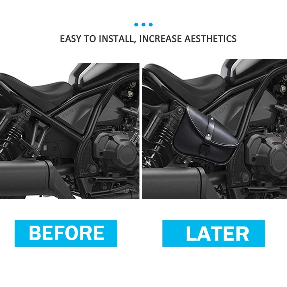 For CMX1100 Rebel 2021 2022 Motorcycle Frame Crash Bars Waterproof Bag Original Bumper Repair Tool Placement Bag CMX1100 - view 2