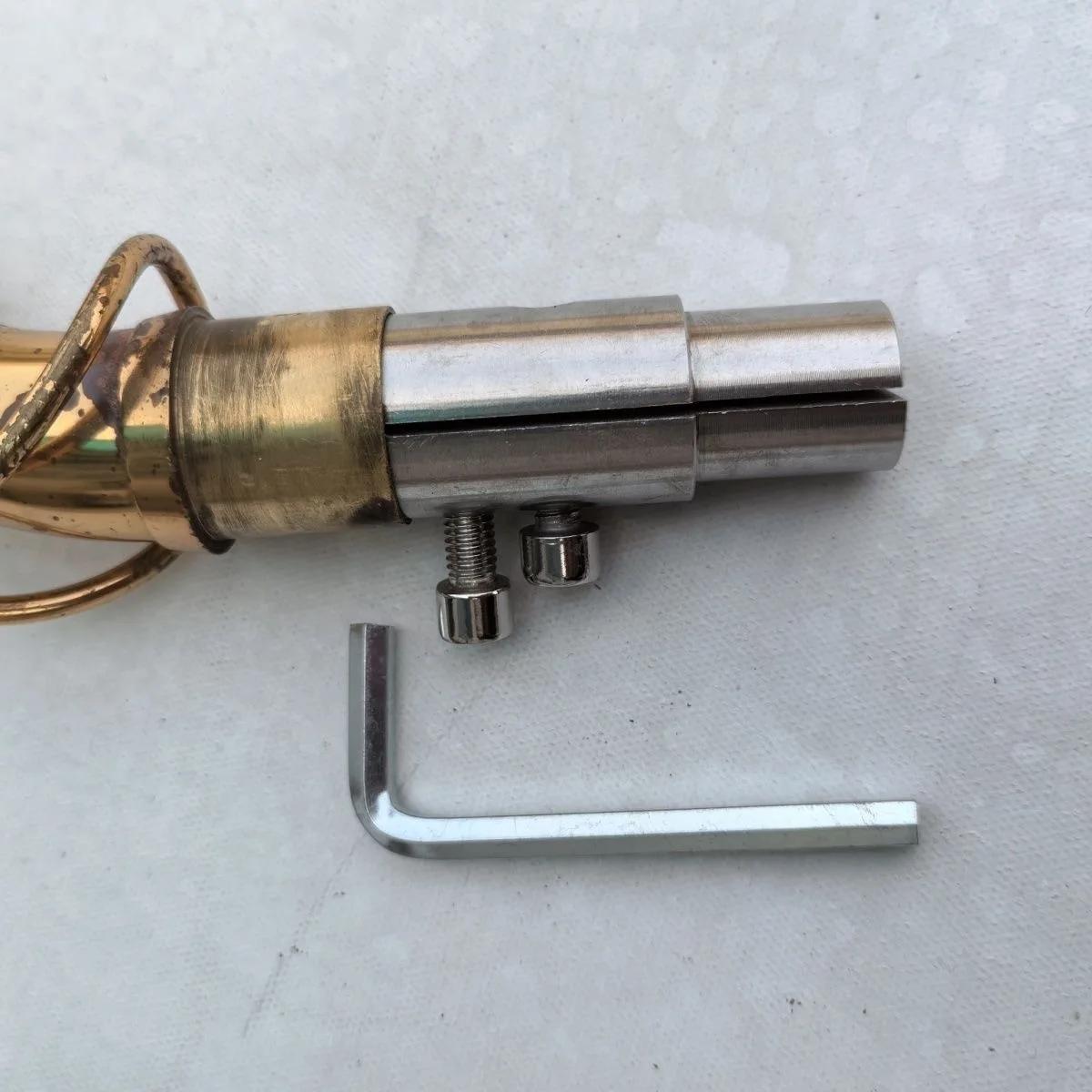Brass Instrument Repair Tools for Saxophone Flute Alto Tenor Elbow Mouthpiece Expanding Indentation Throat Hole image 6