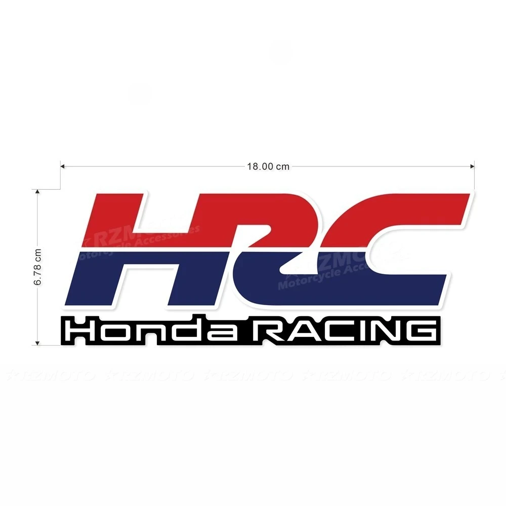 Honda HRC Racing Motorcycle Decoration Stickers Reflective Waterproof Helmet Racing Decals CBR RCV Accessories Sponsor Stickers view 4