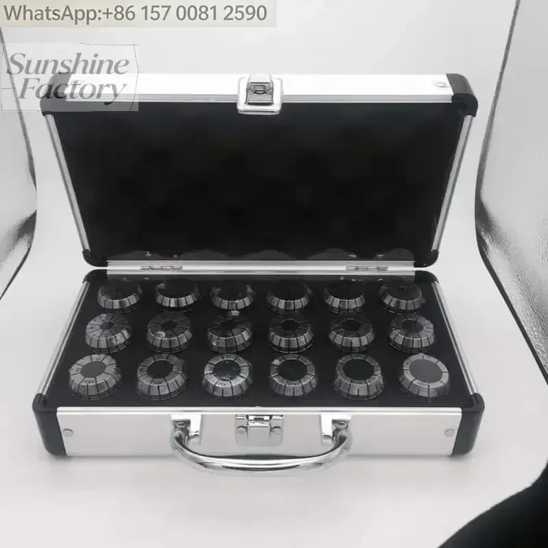 CNC Tools DIN6499B ER32 Collets Set From 1/8'' to 3/4'' Inch Size Spring Collet Chuck