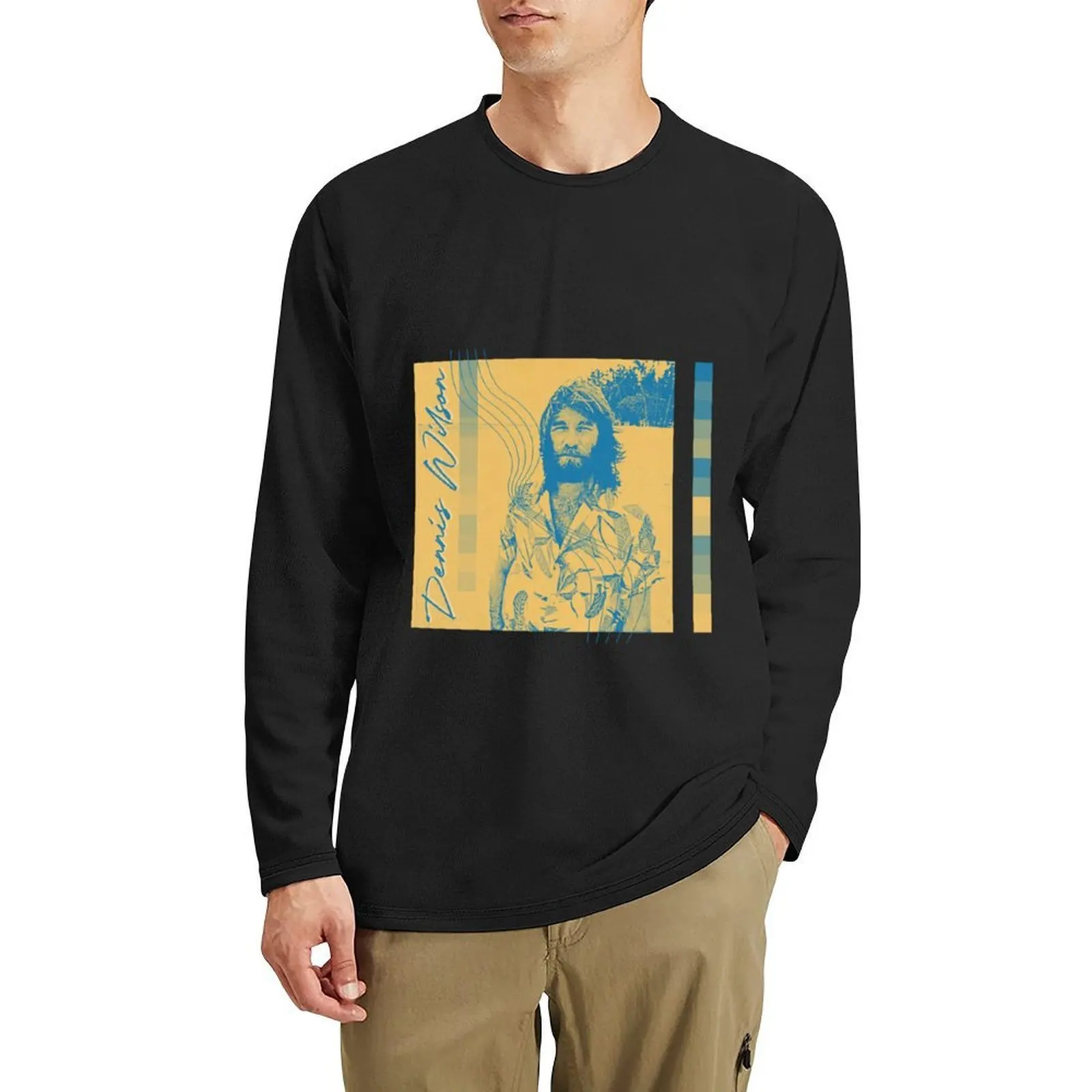 

Dennis Wilson Long T-Shirt Blouse t shirt man boys t shirts korean fashion t shirt men