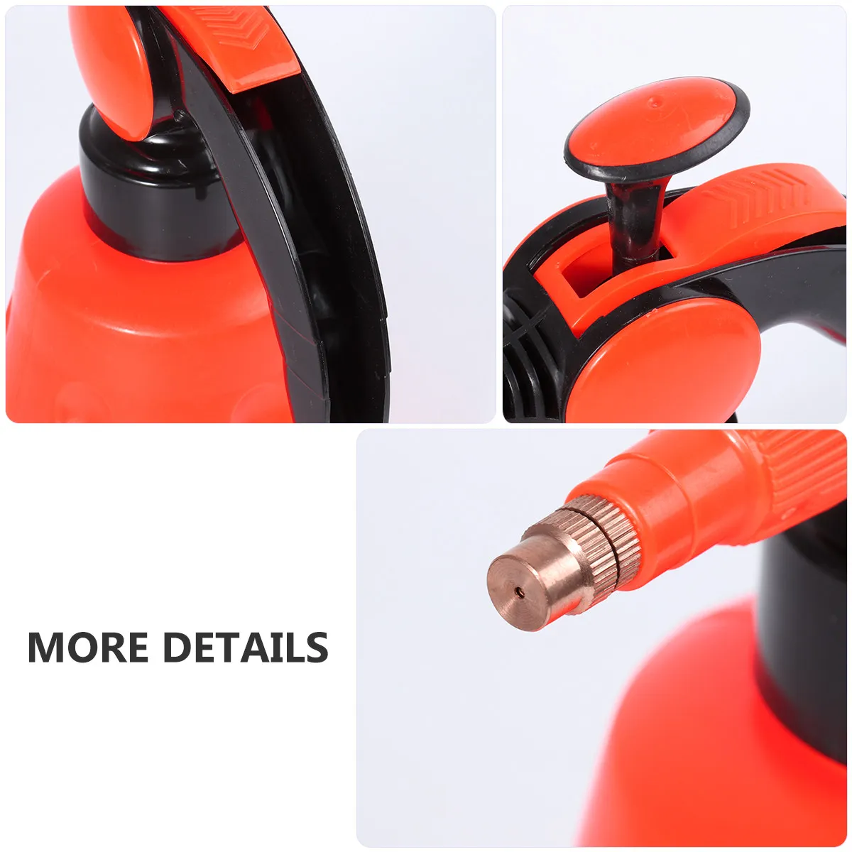 

1 шт. Распылитель-флакон 1,5 л, красный, легкий пластиковый опрыскиватель для сада, полива, уборки труднодоступных мест, автомобиля, мебели