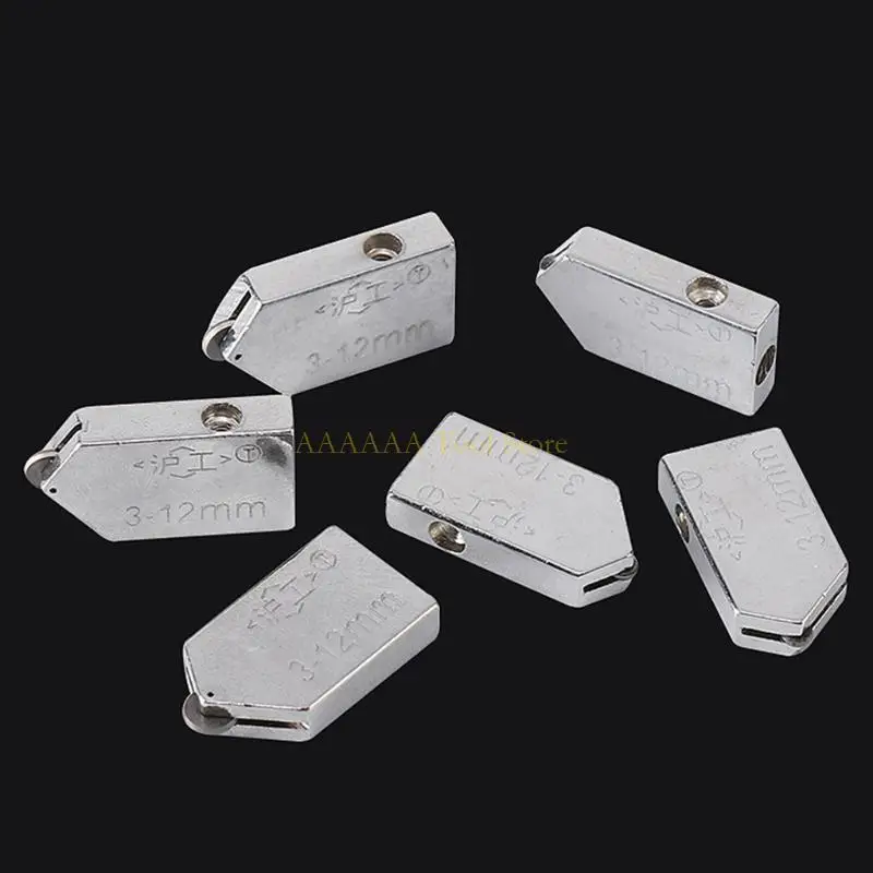 A2BE 1 Set Glass Cutting Tool Corter Cortter Cutter Cutter Cutter Cutter Cutter para reemplazar cabeza