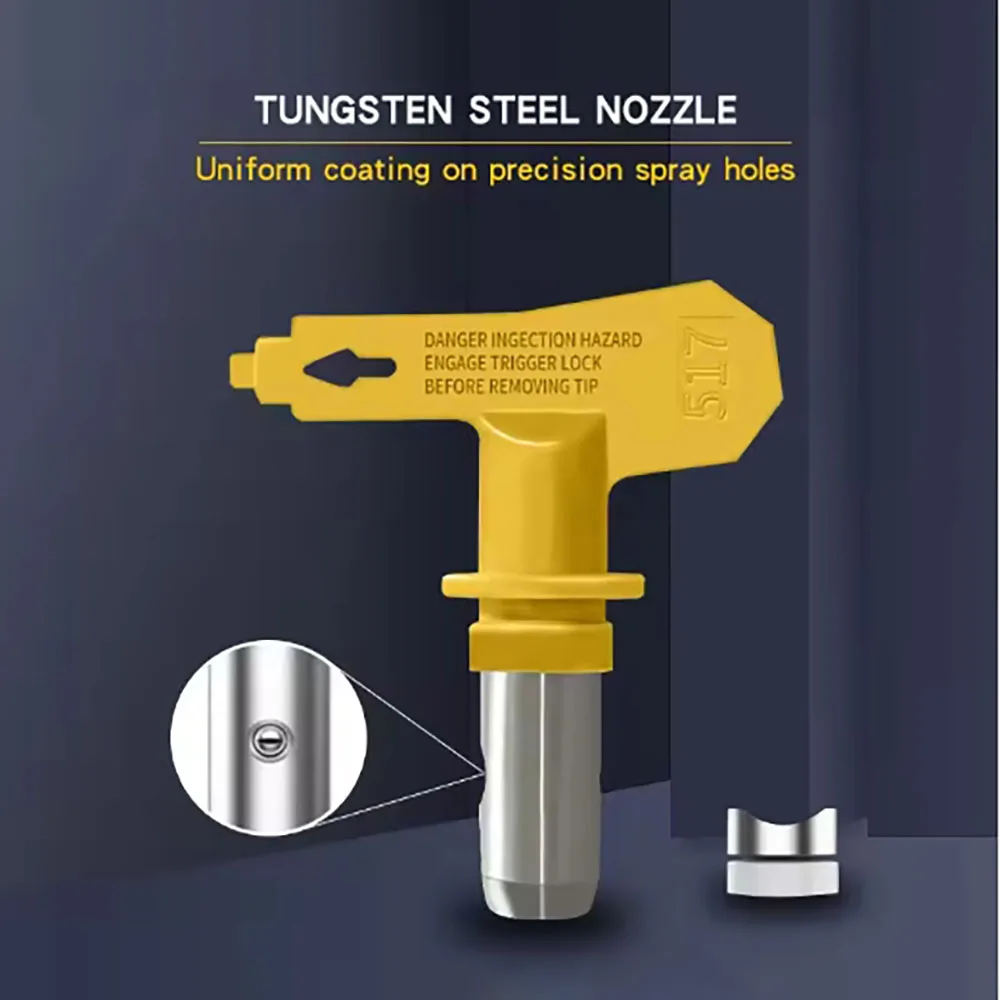 Spray Tip For Various Spraying Useful Reversible Tungsten Steel Paint Spray Tip Nozzle Home Garden Tool Paint Spray Tip Nozzle