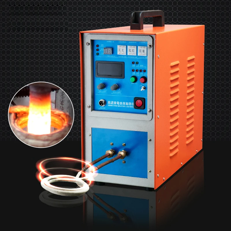 

220V Induction Heater Induction Heating Machine Metal Smelting Furnace High Frequency Welding Metal Quenching and Annealing Equi