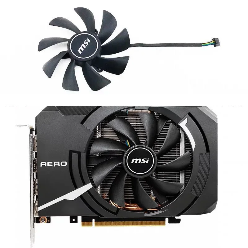 Brandnew HA10015H12SB-Z 95MM 4PIN DC 12V 0.62A RTX2060 2070 ventilador GPU para MSI GTX1660 RTX2060 2070 AERO ITX ventilador de placa gráfica