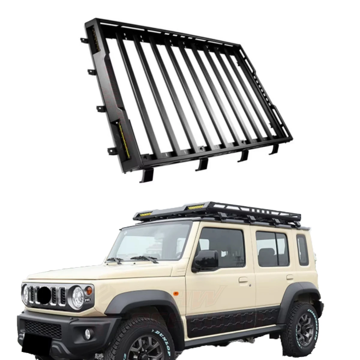 For 4X4 Cargo Carrier Basket Car 5 Doors Roof Racks for Jimny 2019 2020 2021 2022 2023 2024 2025 Auto Accessories Luggage Rack