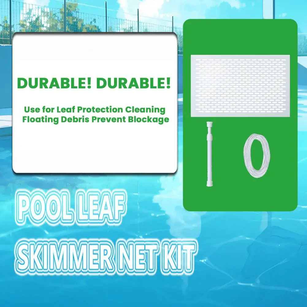 

Полипропиленовая сетка для скиммера для бассейна, сетка для скиммера для надземного бассейна, комплект защиты скиммера с листом для предотвращения надземного бассейна