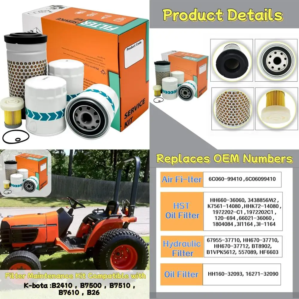 

Комплект для обслуживания гидравлических фильтров для различных моделей - 6C060-99410, HH160-32093, HH660-36060, 6A320-59930, HH670-37710