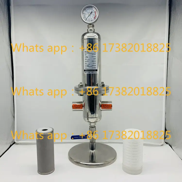 304 stainless steel precision filter 0.01 micron compressed air sterilization special 0.3 micron steam filtration