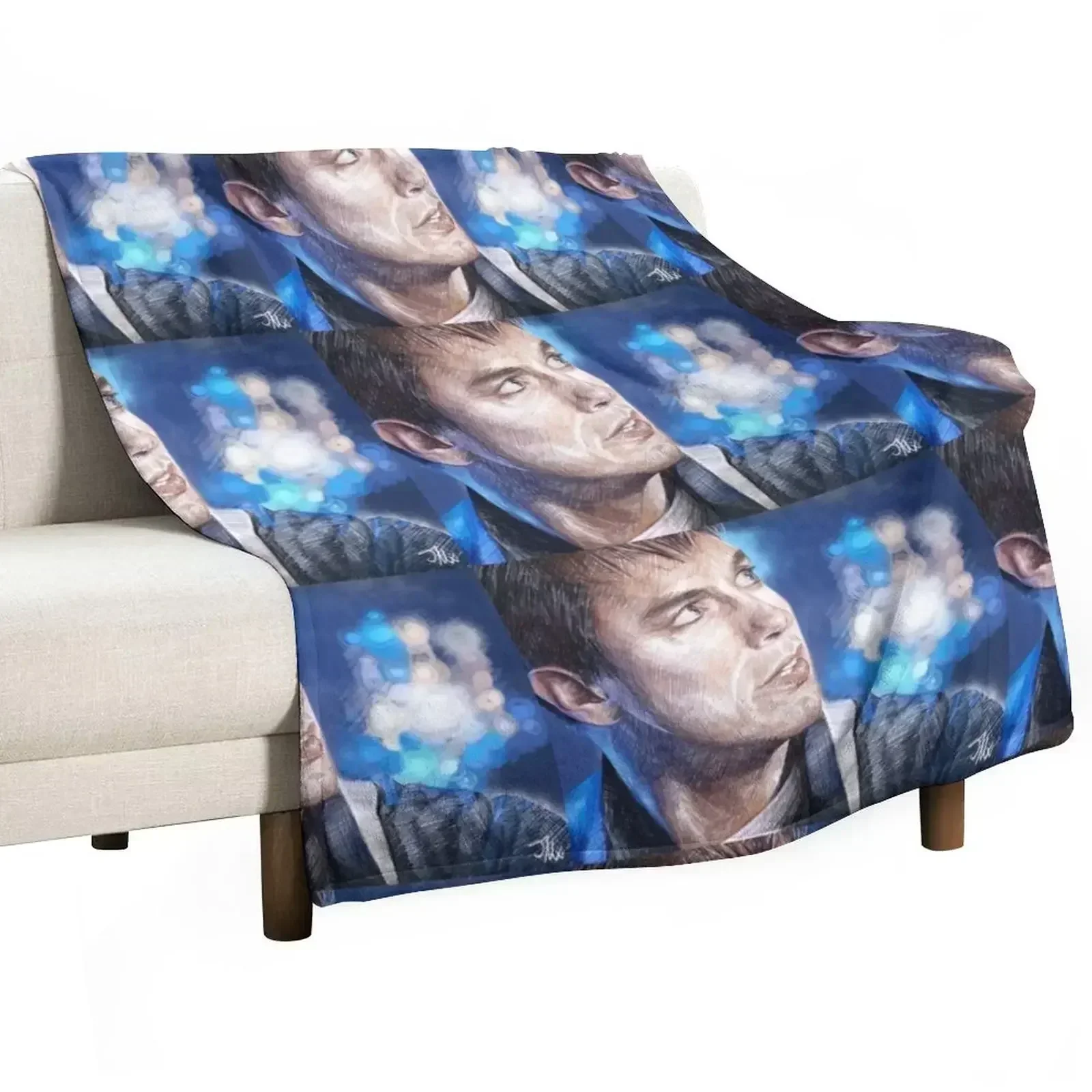 Jack Harkness Throw Blanket Hairys Soft Plaid Beautifuls Blankets