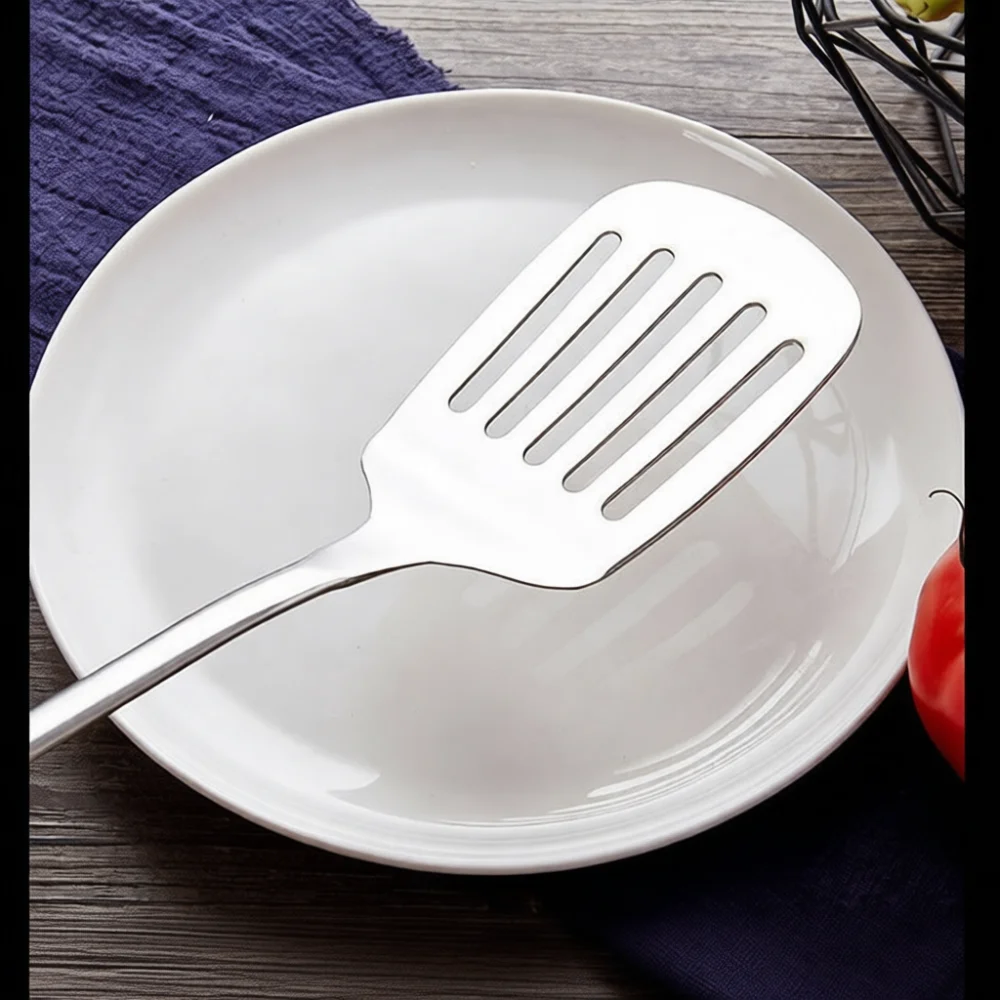Professional Stainless Steel Kitchen Tool Set Anti Hot Hollow Handle Spatula Spoon Skimmer Pasta Server Cooking Kit