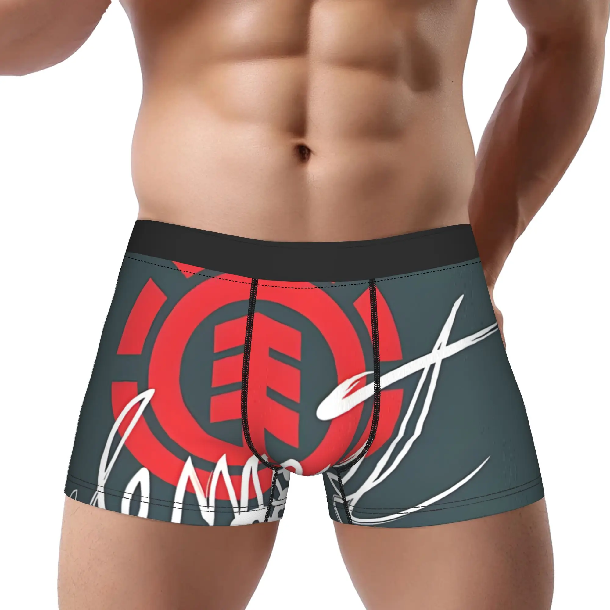 Element Skateboards Underpants Breathbale Panties Men's Underwear Element Ventilate Shorts Boxer Briefs