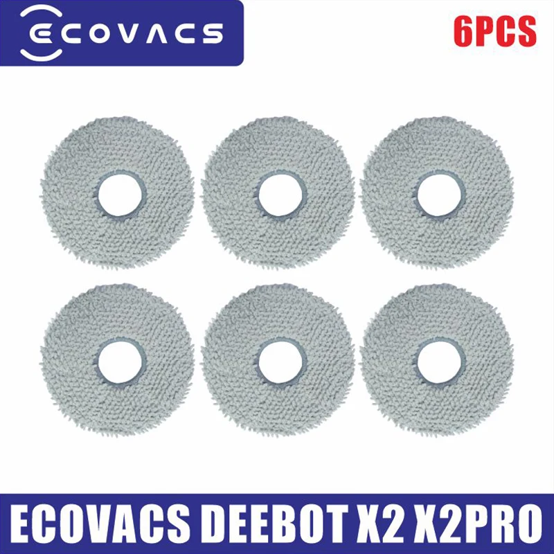 Ecovacs Deebot 로봇 진공 청소기 교체 예비 부품 액세서리, 걸레 천 헝겊, X2 옴니 X2 프로 DEX86